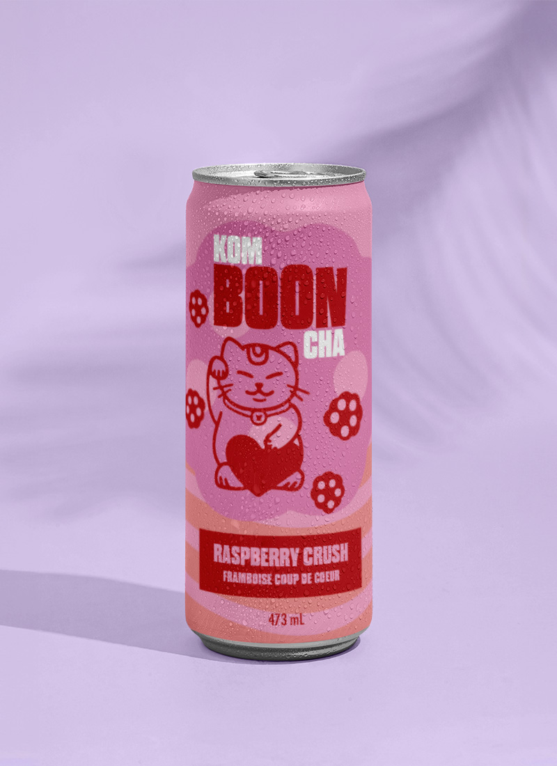 Kombucha Raspberry design